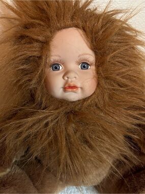 Rory Babes In The Wild Series Collectible Porcelain Doll Lion Show Stoppers